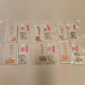 Elegant Press-6pc On Nails Set with 12pc Nail Glue